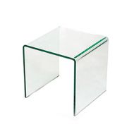 方形強化玻璃茶几 / 展示架 (L340 x W340 x H340mm)