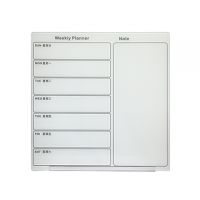 Weekly Planner 磁性玻璃白板 (40 x 40cm)