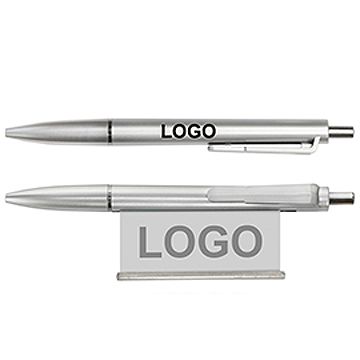 拉紙廣告原子筆-銀色筆桿 (連印刷 LOGO-1,000支起)